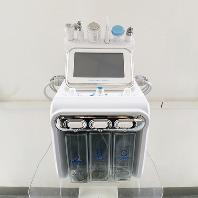 جهاز أكسجين 6 في 1 جهاز تسحيج البشرة ومزيل الرؤوس السوداء والرؤوس البيضاء فقاعة صغيرة